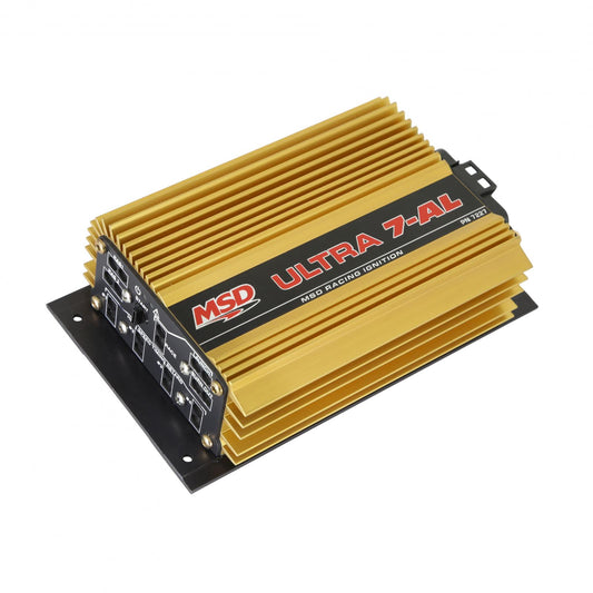 Ultra 7Al For Racers That Need Serious Spark Output, The Ultra 7Al Is The Right Choice. Offering High Voltage With Four Step Retards, Three Rev Limits, And Two Rpm Switch Outputs, The New 7Al Checks All The Boxes MSD Ignition