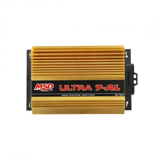 Ultra 7Al For Racers That Need Serious Spark Output, The Ultra 7Al Is The Right Choice. Offering High Voltage With Four Step Retards, Three Rev Limits, And Two Rpm Switch Outputs, The New 7Al Checks All The Boxes MSD Ignition-1