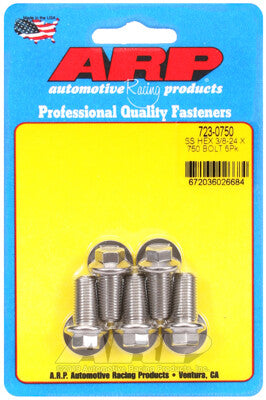 3/8 Inch Hex Bolts - Stainless Polished ARP Racing Products-17