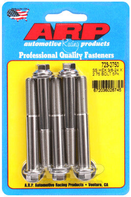 3/8 Inch Hex Bolts - Stainless Polished ARP Racing Products-9