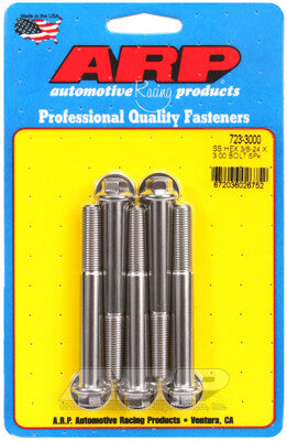 3/8 Inch Hex Bolts - Stainless Polished ARP Racing Products-8