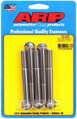 3/8 Inch Hex Bolts - Stainless Polished ARP Racing Products-7