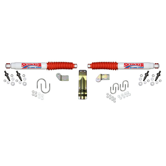 Steering Stabilizer Dual Kit For 4-8.5 Inch Lifts Skyjacker