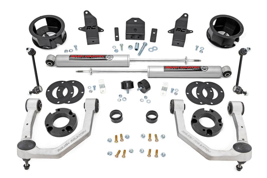 3.5 Inch Lift Kit N3 No Rear Shocks Toyota Land Cruiser 4WD (2024-2026) Rough Country