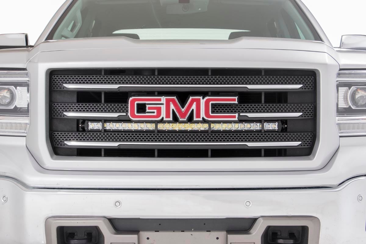 30 Inch Chrome Series LED Light Bar Curved Single Row Rough Country-2