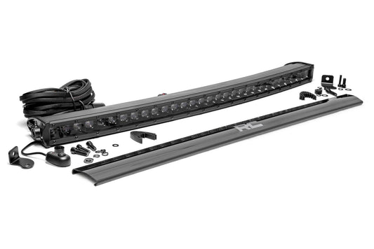 30 Inch Black Series LED Light Bar | Curved | Single Row Rough Country