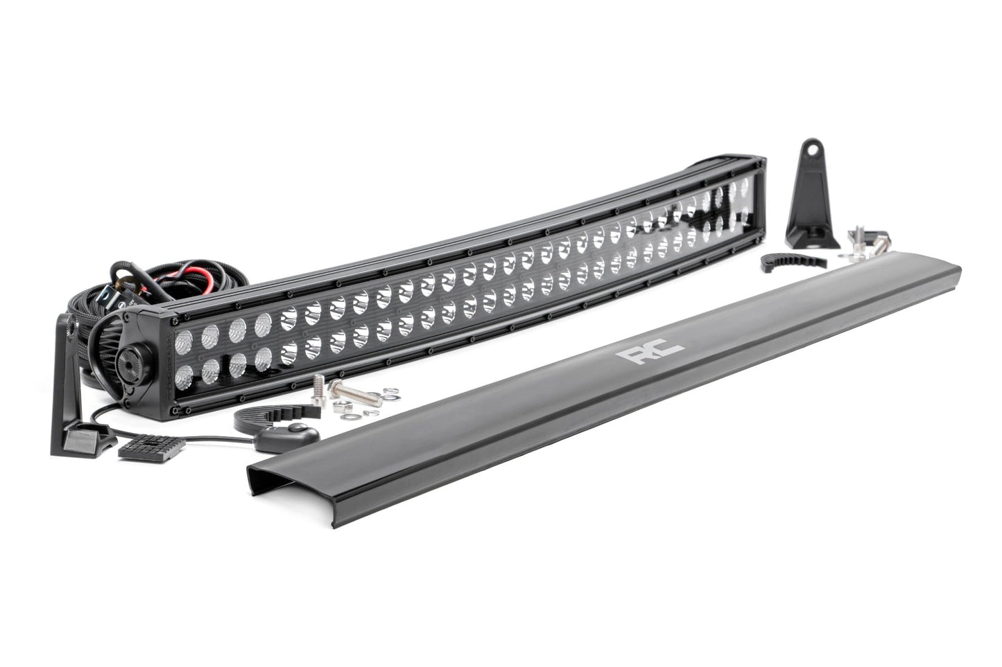30 Inch Black Series LED Light Bar Curved Dual Row Rough Country