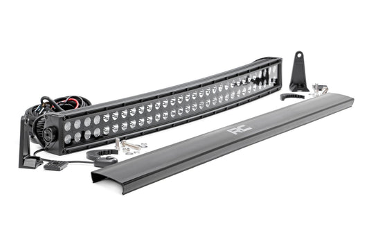 30 Inch Black Series LED Light Bar Curved Dual Row Rough Country