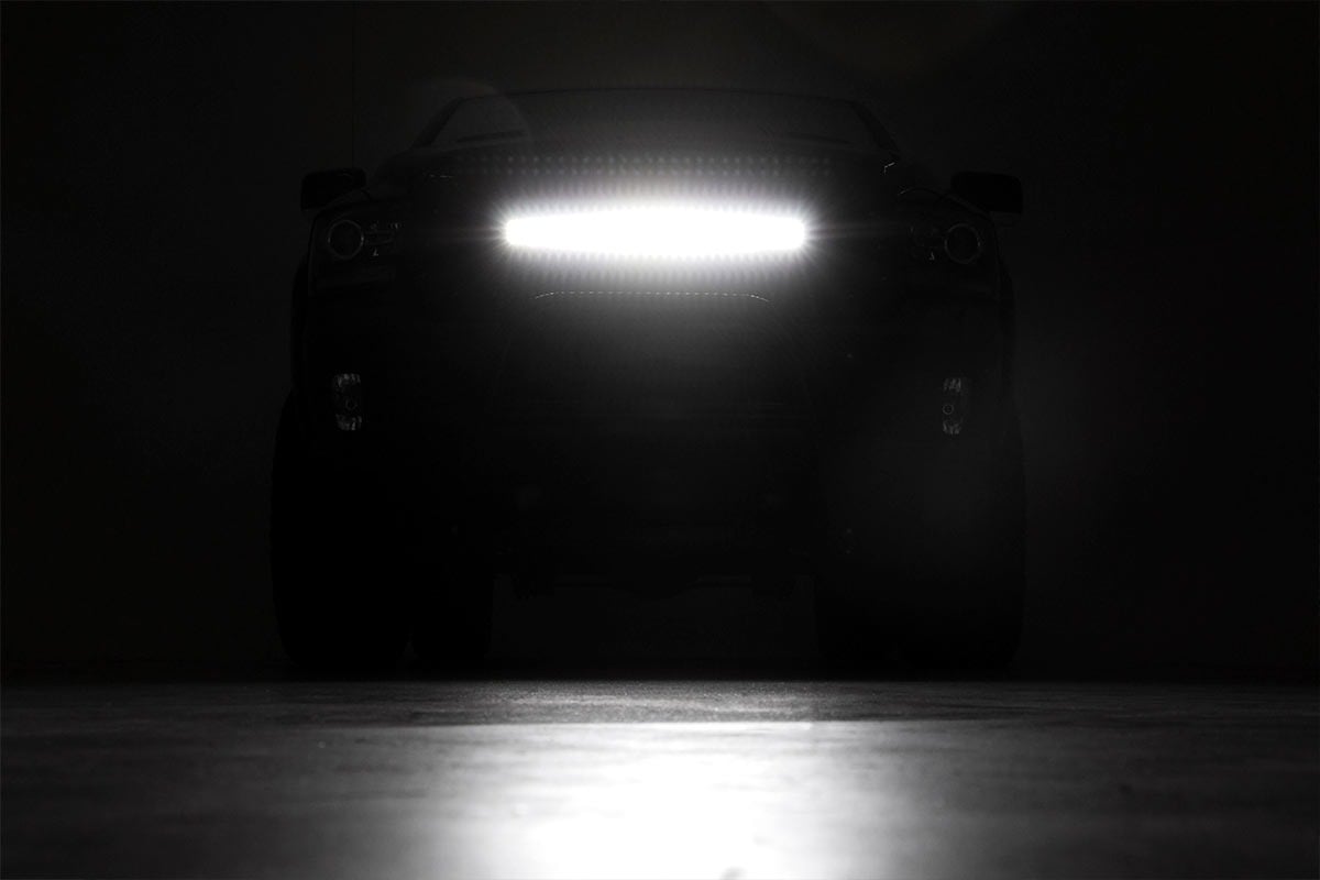30 Inch Black Series LED Light Bar Curved Dual Row Rough Country-5