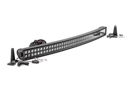 Rough Country 40 Inch Curved CREE LED Light Bar Dual Row Black Series Rough Country