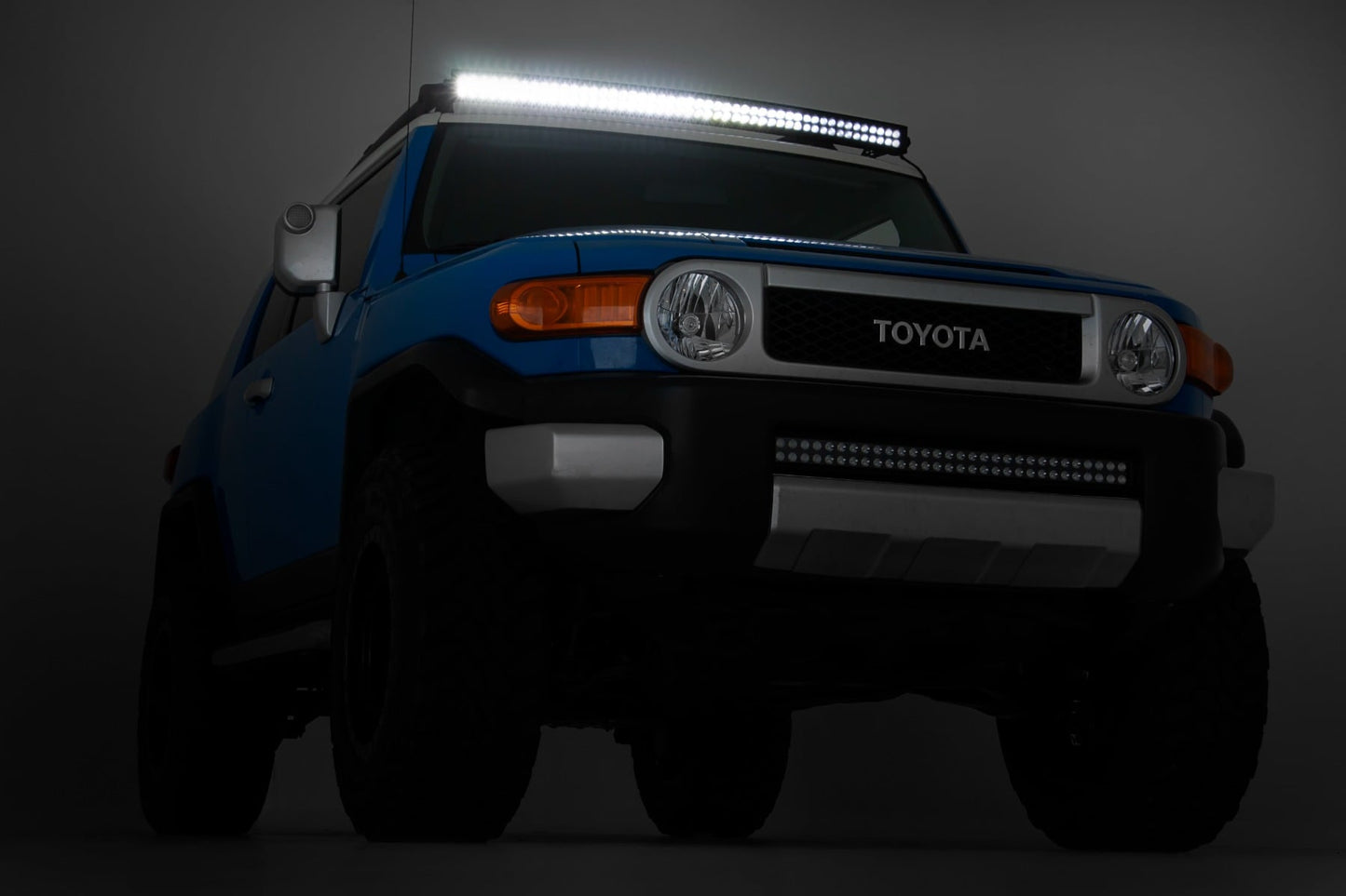 50 Inch Black Series LED Light Bar Curved Dual Row Rough Country-5