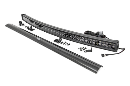 54 Inch Black Series LED Light Bar Curved Dual Row Cool White DRL Rough Country