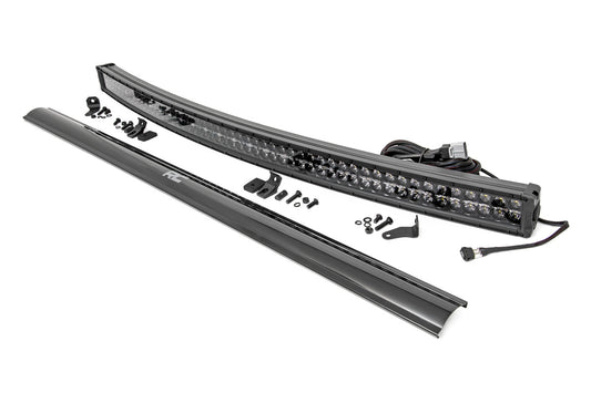 54 Inch Black Series LED Light Bar Curved Dual Row Cool White DRL Rough Country