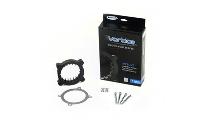 Throttle Body Spacer 1 Inch 11-14 Ford F-150/Ford Mustang Black Volant-2