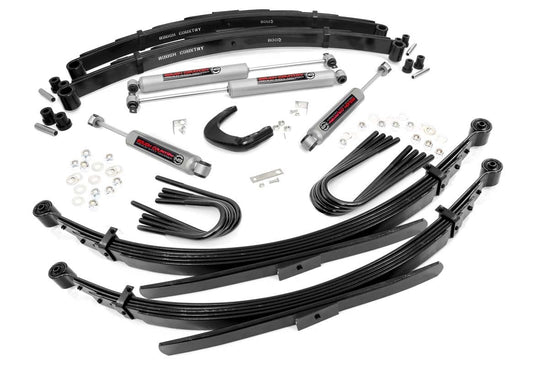 4 Inch Lift Kit | 52 Inch RR Springs | Chevy/GMC 3/4-Ton Suburban/C25/K25 Truck (77-87) Rough Country