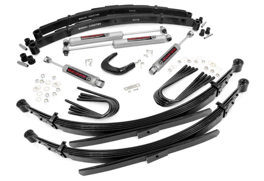 4 Inch Lift Kit | 52 Inch RR Springs | Chevy/GMC 3/4-Ton Suburban 4WD (88-91) Rough Country