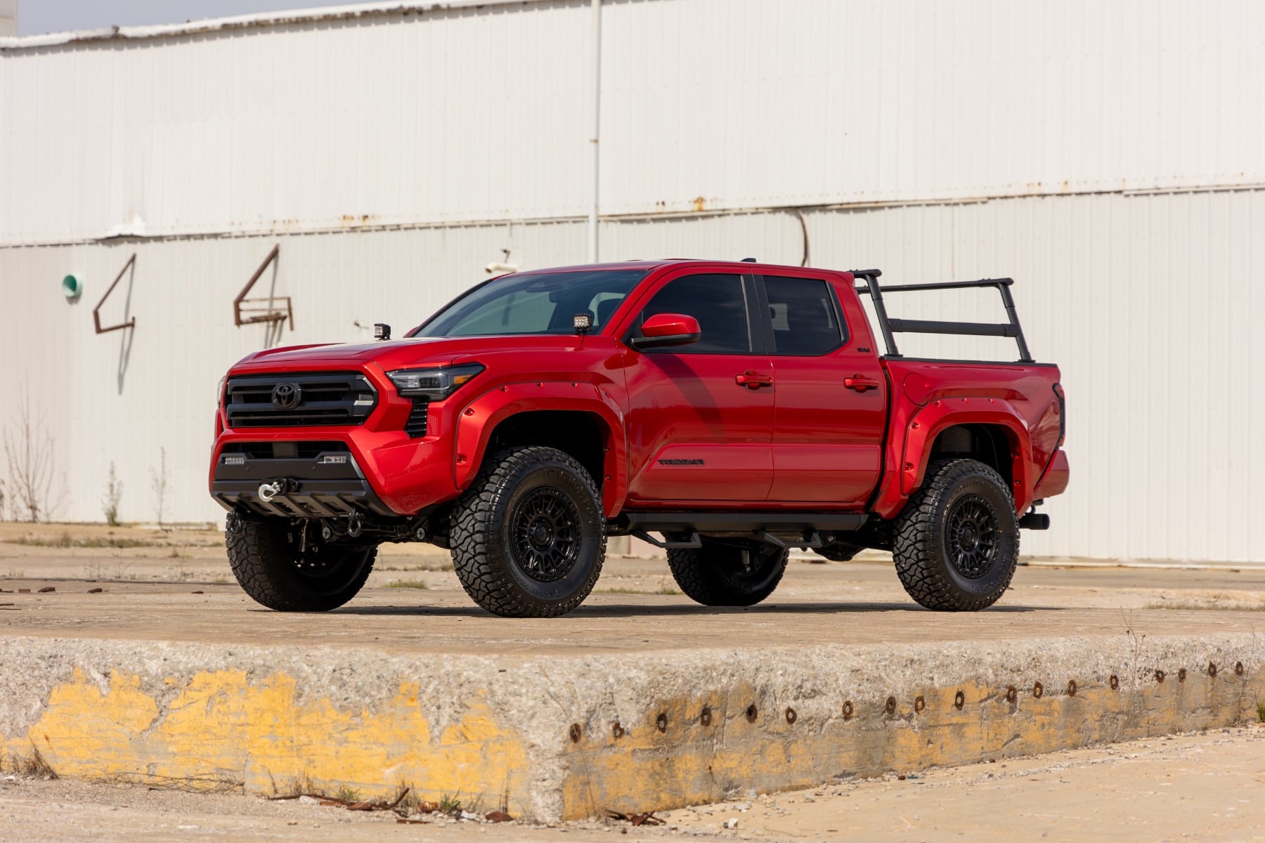 SRL2 Adjustable Aluminum Steps Double Cab Toyota Tacoma 2WD/4WD (24-26) Rough Country-4