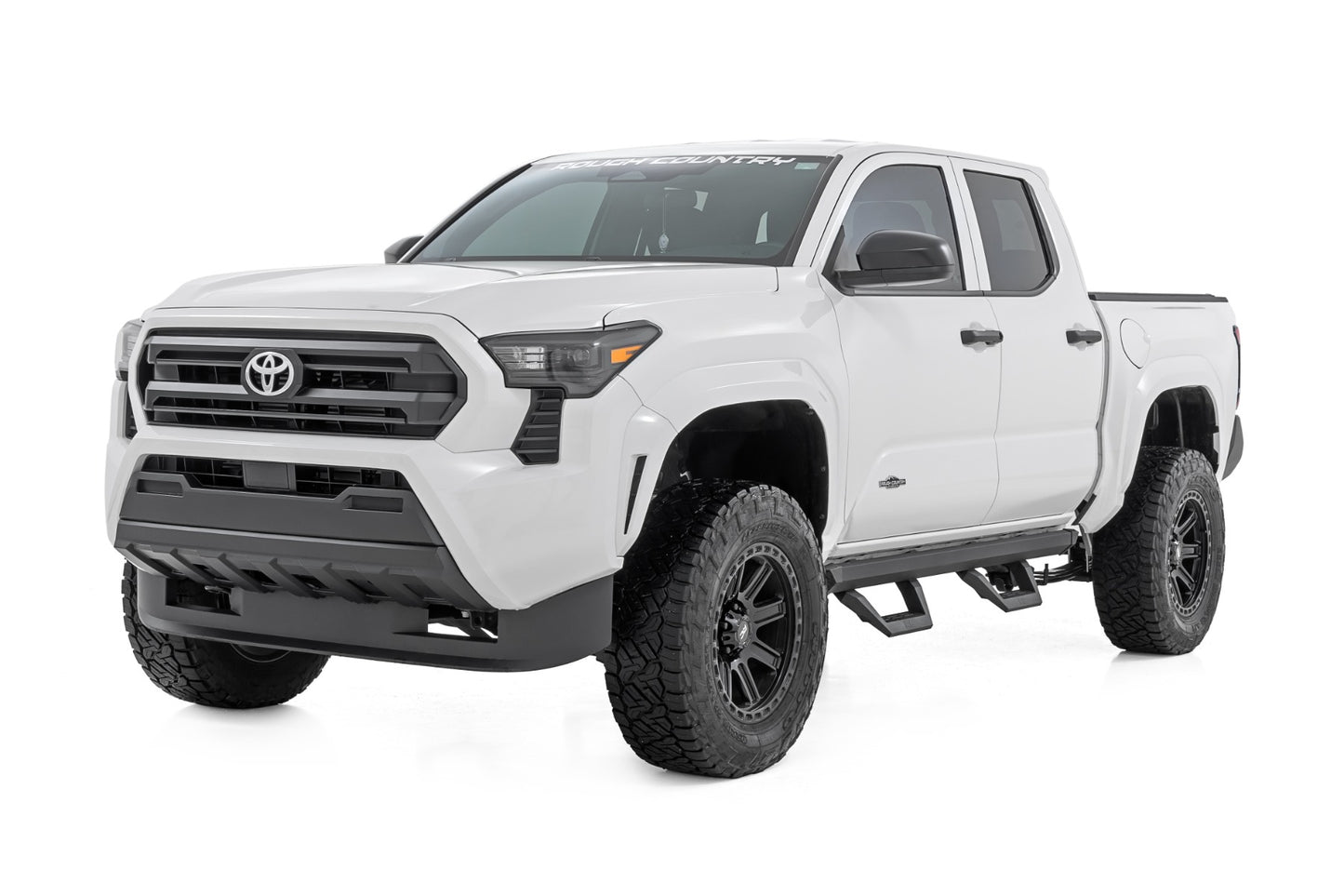 SRX2 Adjustable Aluminum Steps Double Cab Toyota Tacoma 2WD/4WD (24-26) Rough Country-1