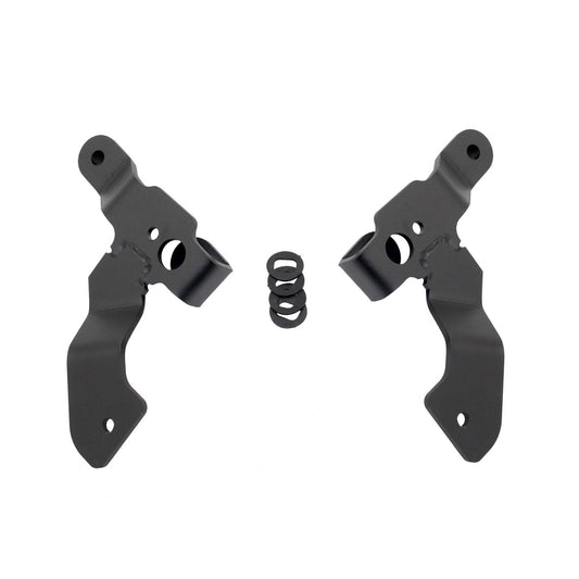XE Windshield Cowl Light Mount Two 3 Inch X 3 Inch Industry Standard Cube LED's Textured Black 2018-2026 Jeep Wrangler JL 2020-2025 Jeep Gladiator Go Rhino