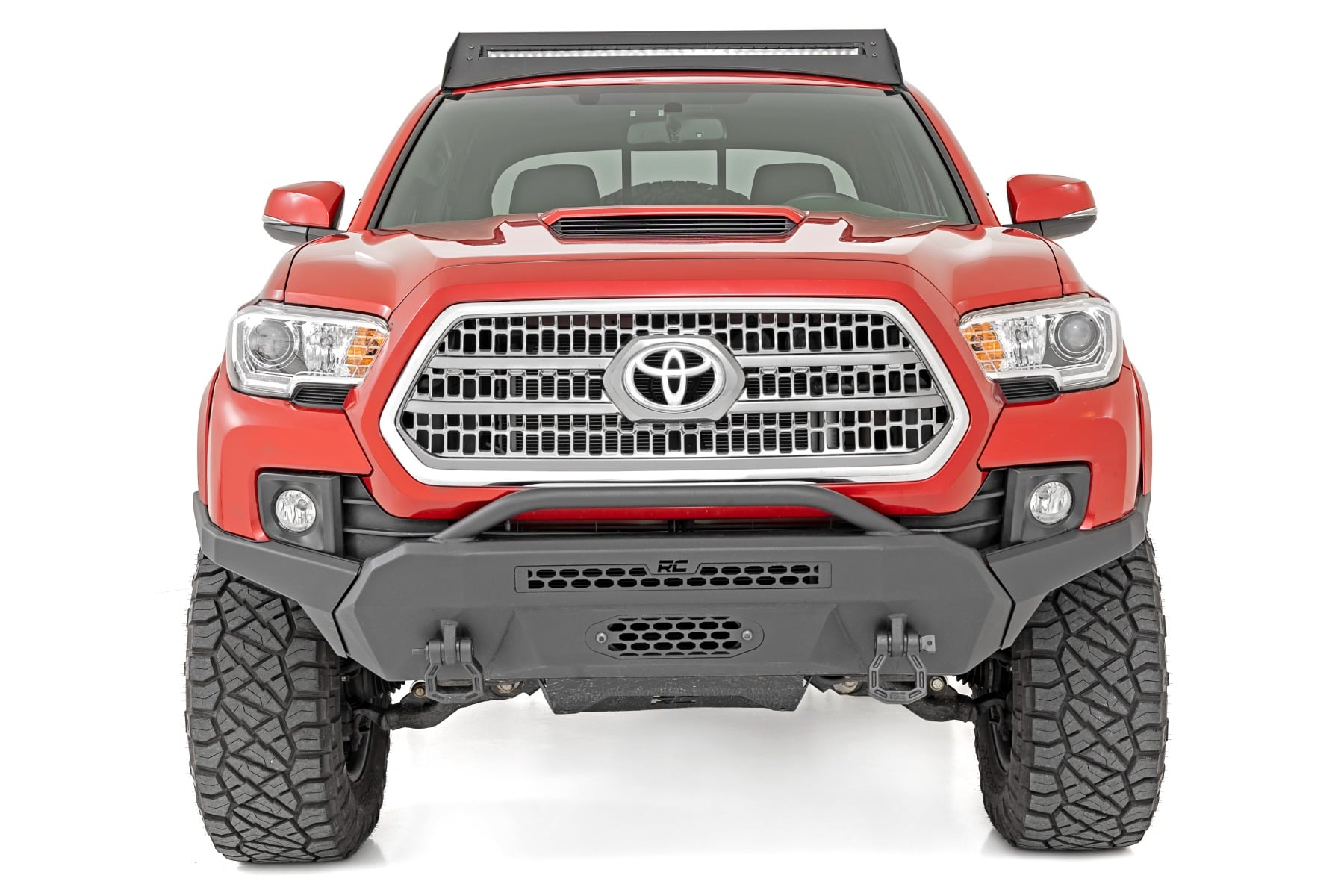 Roof Rack Front LED Lights Toyota Tacoma 2WD/4WD (2005-2023) Rough Country-2