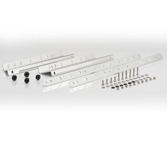 59-64 Chevrolet Polished Finish Aluminum Accessory Fan Brackets Radiator Be Cool