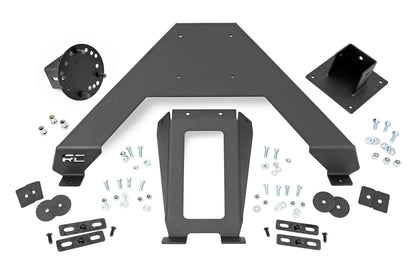 Bed Mount Spare Tire Carrier Universal (5x5.5 6x5.5 6x135 & 5x5.0 Bolt Patterns) Rough Country-1