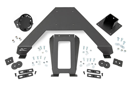 Bed Mount Spare Tire Carrier Universal (5x5.5 6x5.5 6x135 & 5x5.0 Bolt Patterns) Rough Country-1
