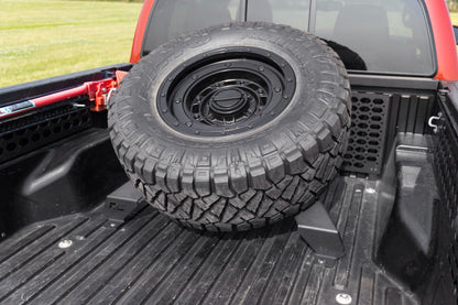 Bed Mount Spare Tire Carrier Universal (5x5.5 6x5.5 6x135 & 5x5.0 Bolt Patterns) Rough Country-3