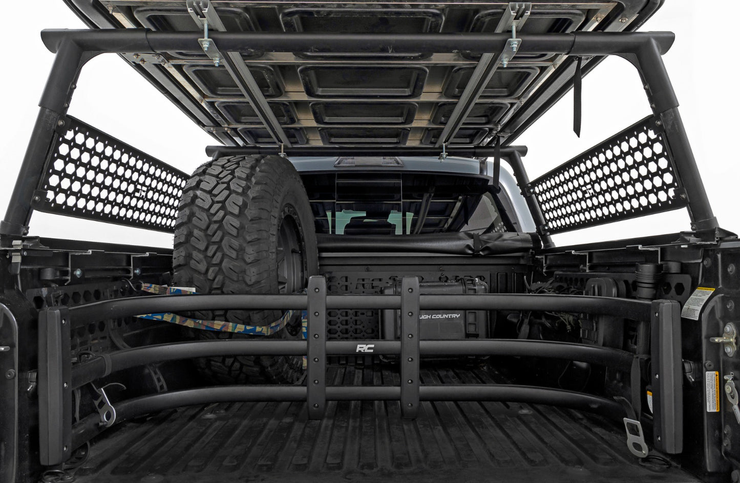 Bed Rack Molle Panel Toyota Tacoma 2WD/4WD (2005-2023) Rough Country-2