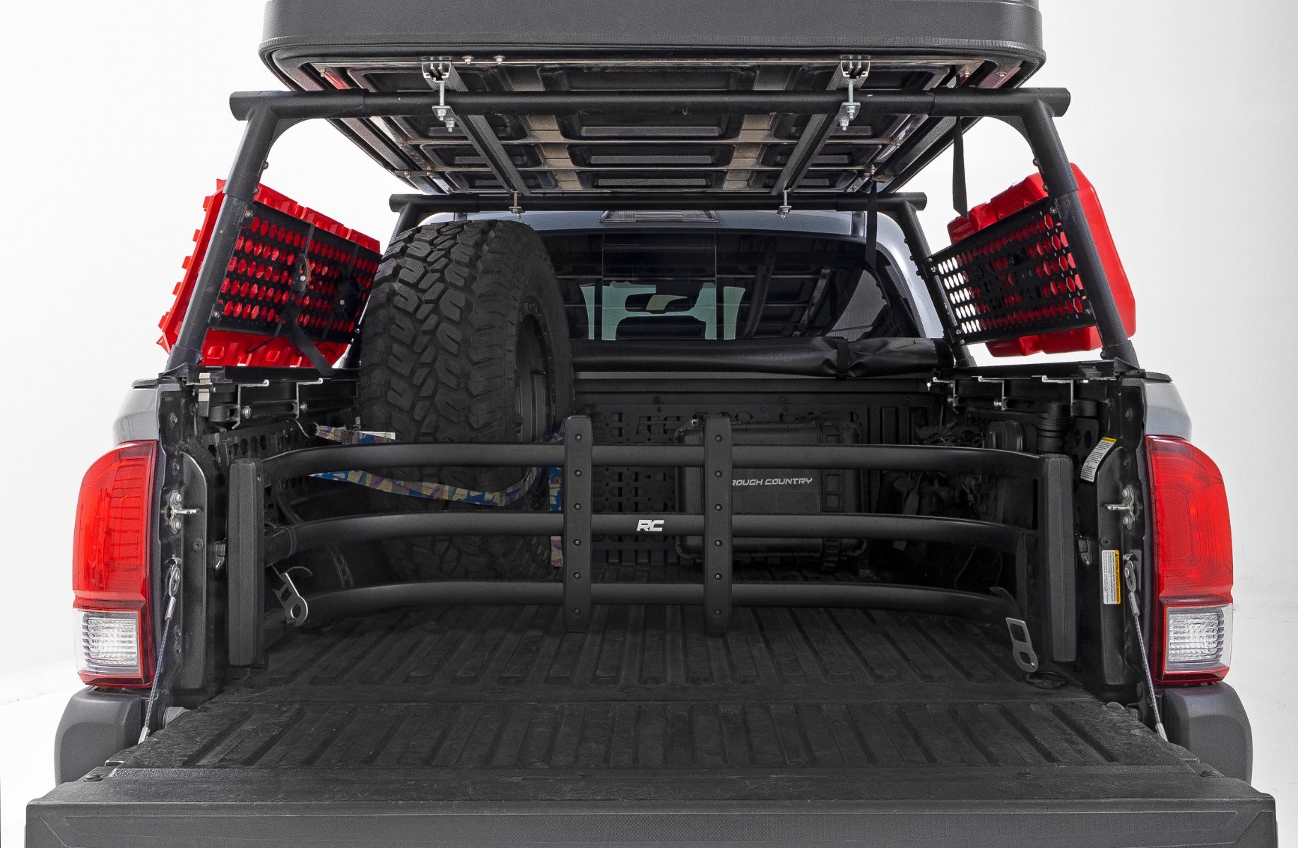 Rough Country Bed Rack Molle Panel Toyota Tacoma 2WD/4WD (05-23) Rough Country
