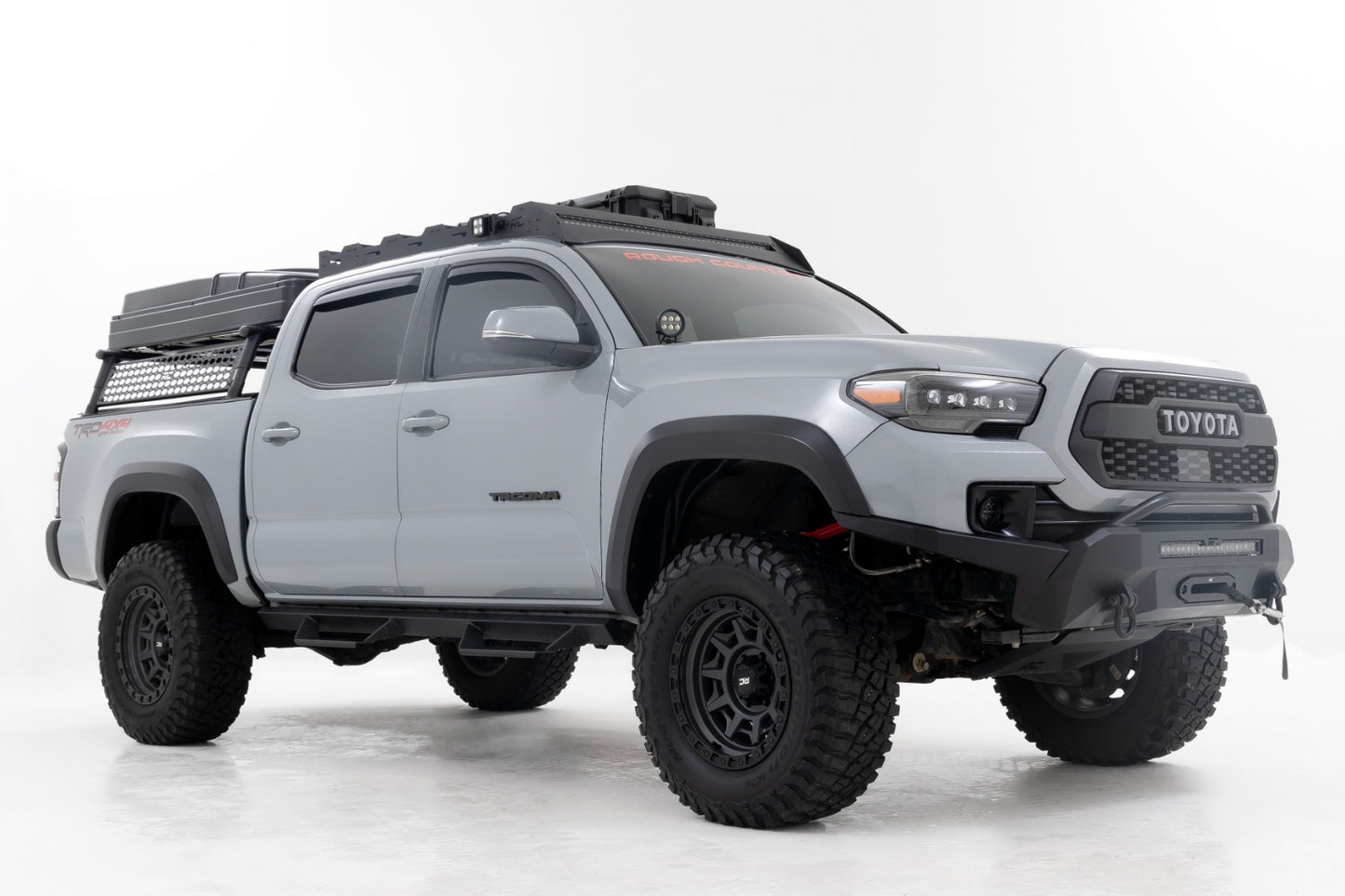 Bed Rack Half Rack Aluminum Toyota Tacoma 2WD/4WD (2005-2023) Rough Country-2