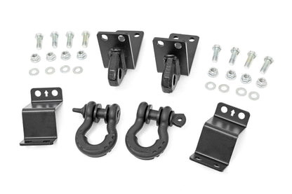 Rear Shackle Kit D-Ring Combo Toyota Tacoma 2WD/4WD (2024-2026) Rough Country-4