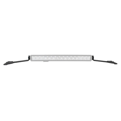 XE Hood Hinge Light Mount for a 20 Inch Single Row LED Bar Textured Black 2018-2026 Jeep Wrangler JL 2020-2025 Jeep Gladiator Go Rhino