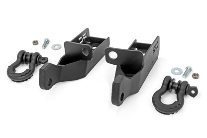 Front Shackle Kit D-Ring Combo Toyota Tacoma 2WD/4WD (2024-2026) Rough Country-4