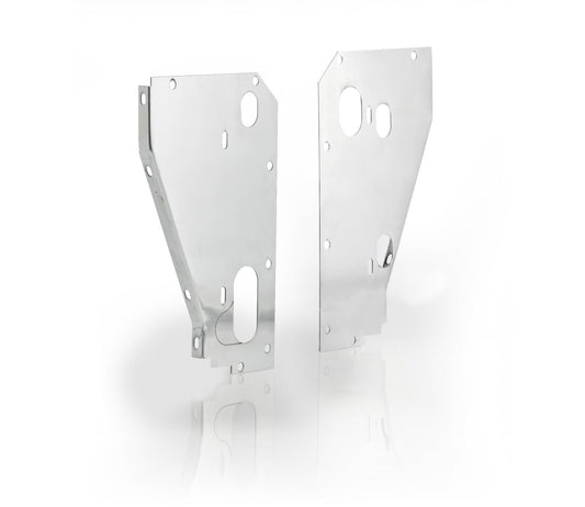 55-56 Chev Core Support Side Panels GM LS-1 w/AC Auto Trans Polished Aluminum Radiator Be Cool