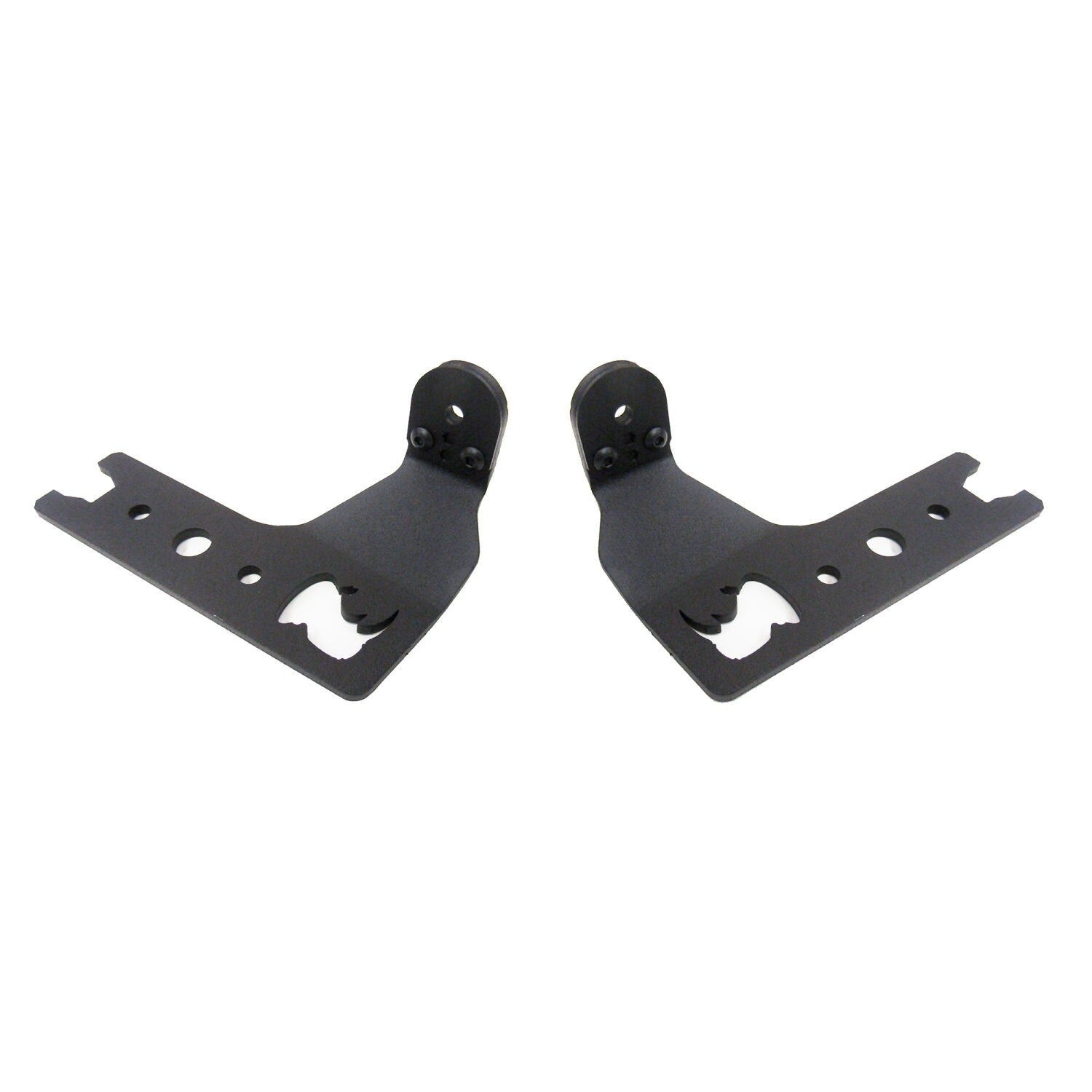 XE Center Hood Light Mount for a 10 Inch Double Row LED Bar Textured Black 2018-2026 Jeep Wrangler JL 2020-2025 Jeep Gladiator Go Rhino