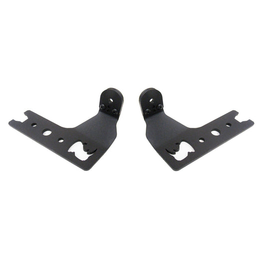 XE Center Hood Light Mount for a 10 Inch Double Row LED Bar Textured Black 2018-2026 Jeep Wrangler JL 2020-2025 Jeep Gladiator Go Rhino