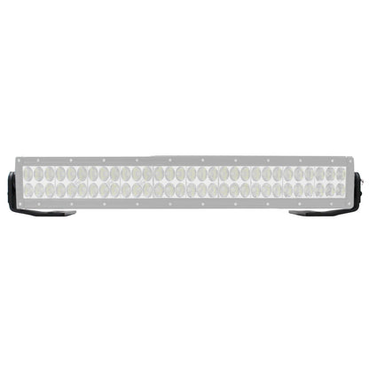 XE Center Hood Light Mount for a 20 Inch Double Row LED Bar Textured Black 2018-2026 Jeep Wrangler JL 2020-2025 Jeep Gladiator Go Rhino
