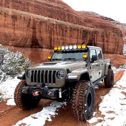 Bracket/Mount Set 50 Inch Overhead Jeep 392 KC Hilites-5