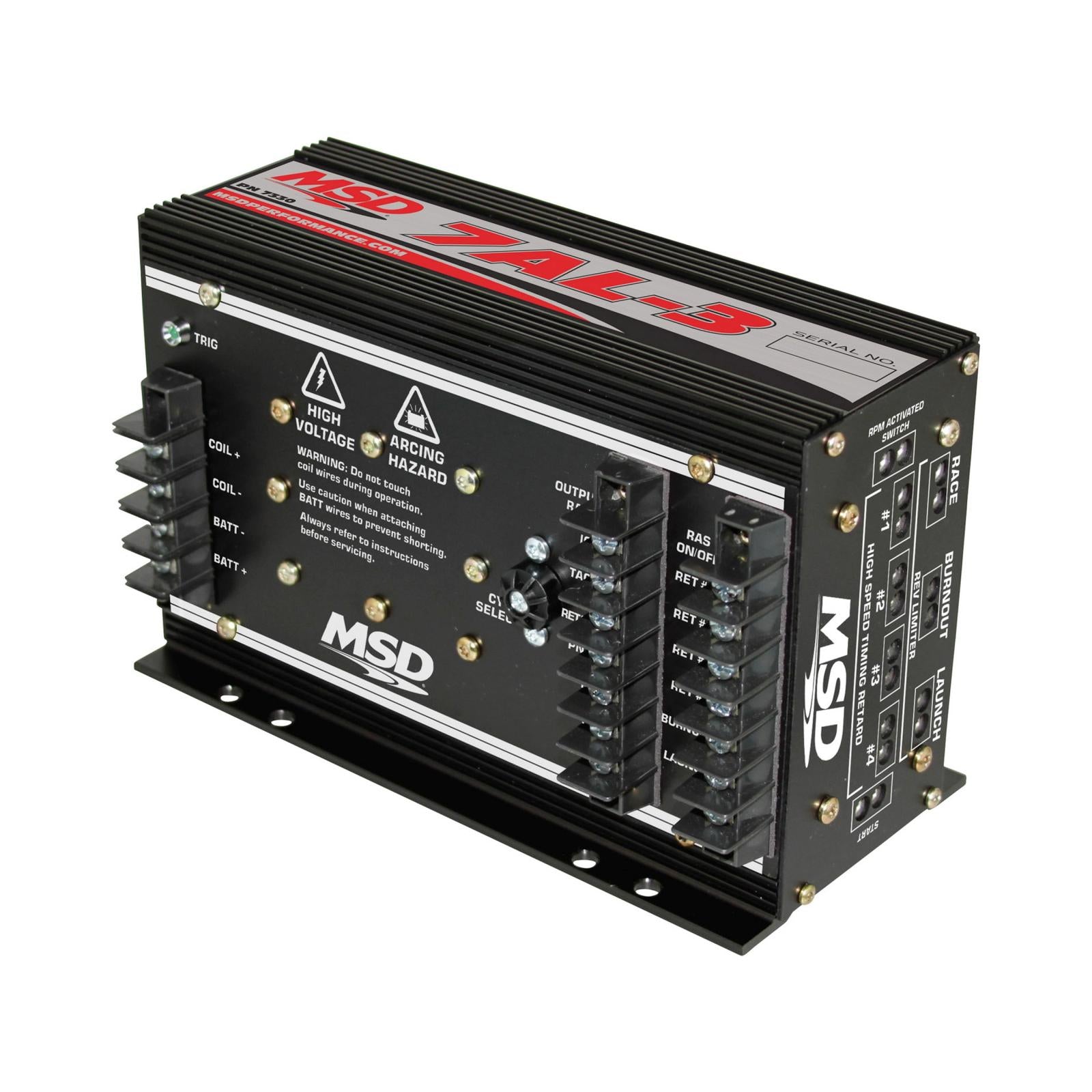 7Al-3 Control With Start Retard, 3-Rev Limits And A 4-Stage Retard, The 7Al-3 Has All The Features You Need Plus A Rpm Activated Switch MSD Ignition