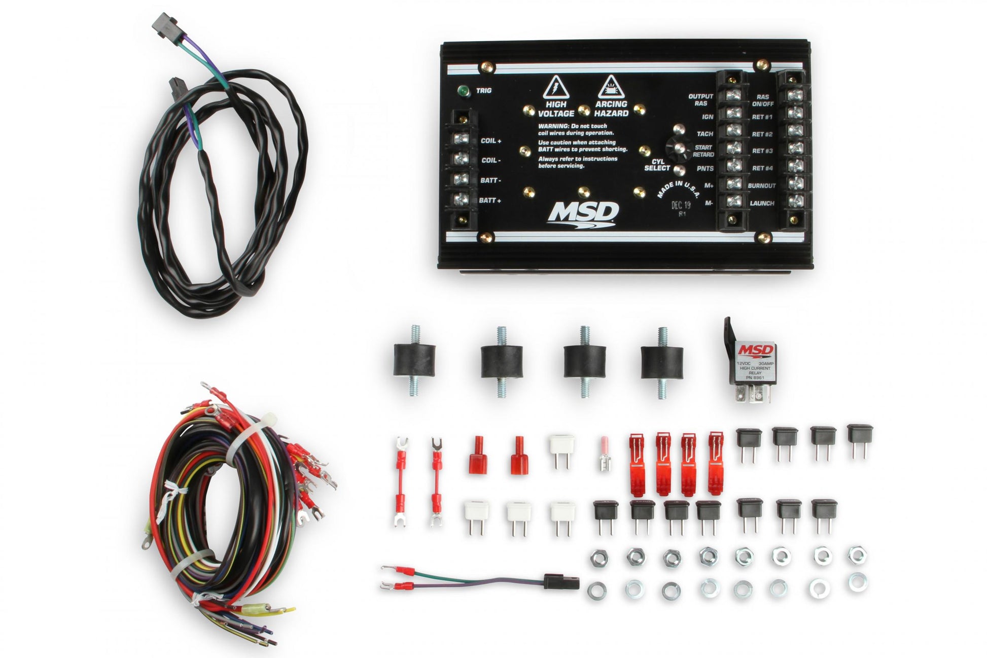 7Al-3 Control With Start Retard, 3-Rev Limits And A 4-Stage Retard, The 7Al-3 Has All The Features You Need Plus A Rpm Activated Switch MSD Ignition-1