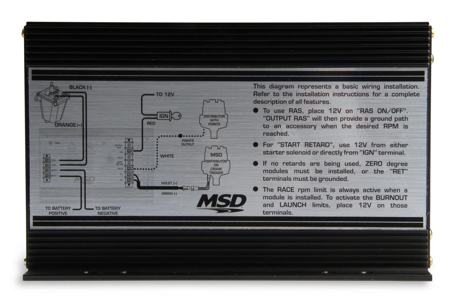7Al-3 Control With Start Retard, 3-Rev Limits And A 4-Stage Retard, The 7Al-3 Has All The Features You Need Plus A Rpm Activated Switch MSD Ignition-5
