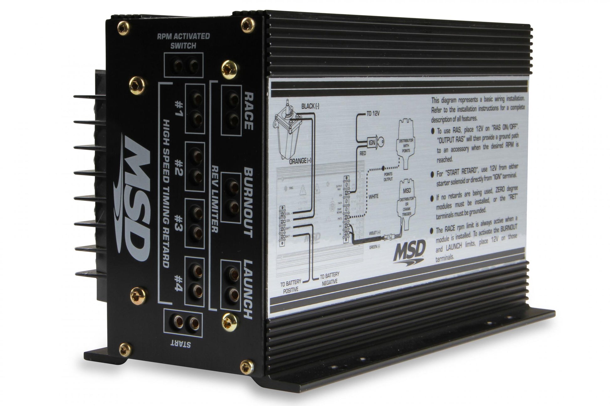 7Al-3 Control With Start Retard, 3-Rev Limits And A 4-Stage Retard, The 7Al-3 Has All The Features You Need Plus A Rpm Activated Switch MSD Ignition-6