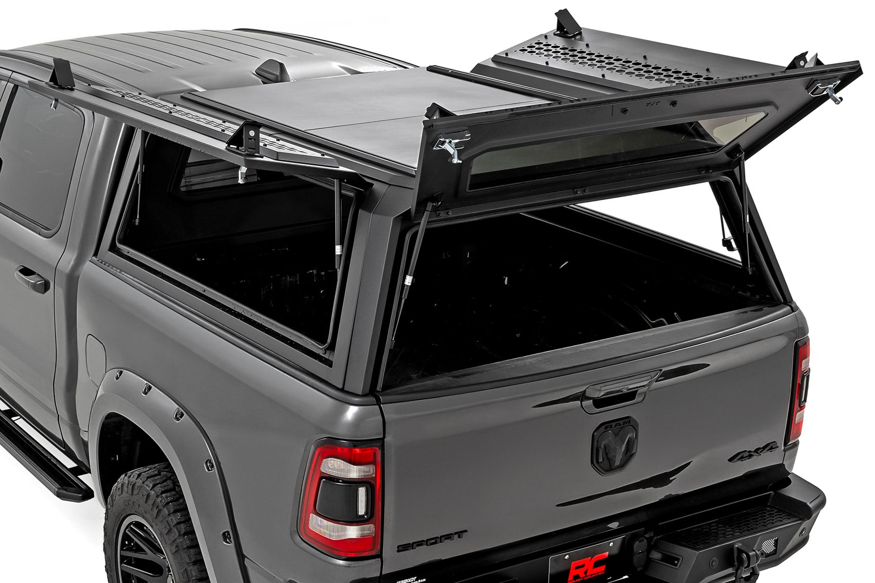 Truck Bed Cap Modular 5 Foot 7 Inch Bed Ram 1500 (19-26)/1500 TRX (21-24) Rough Country-1