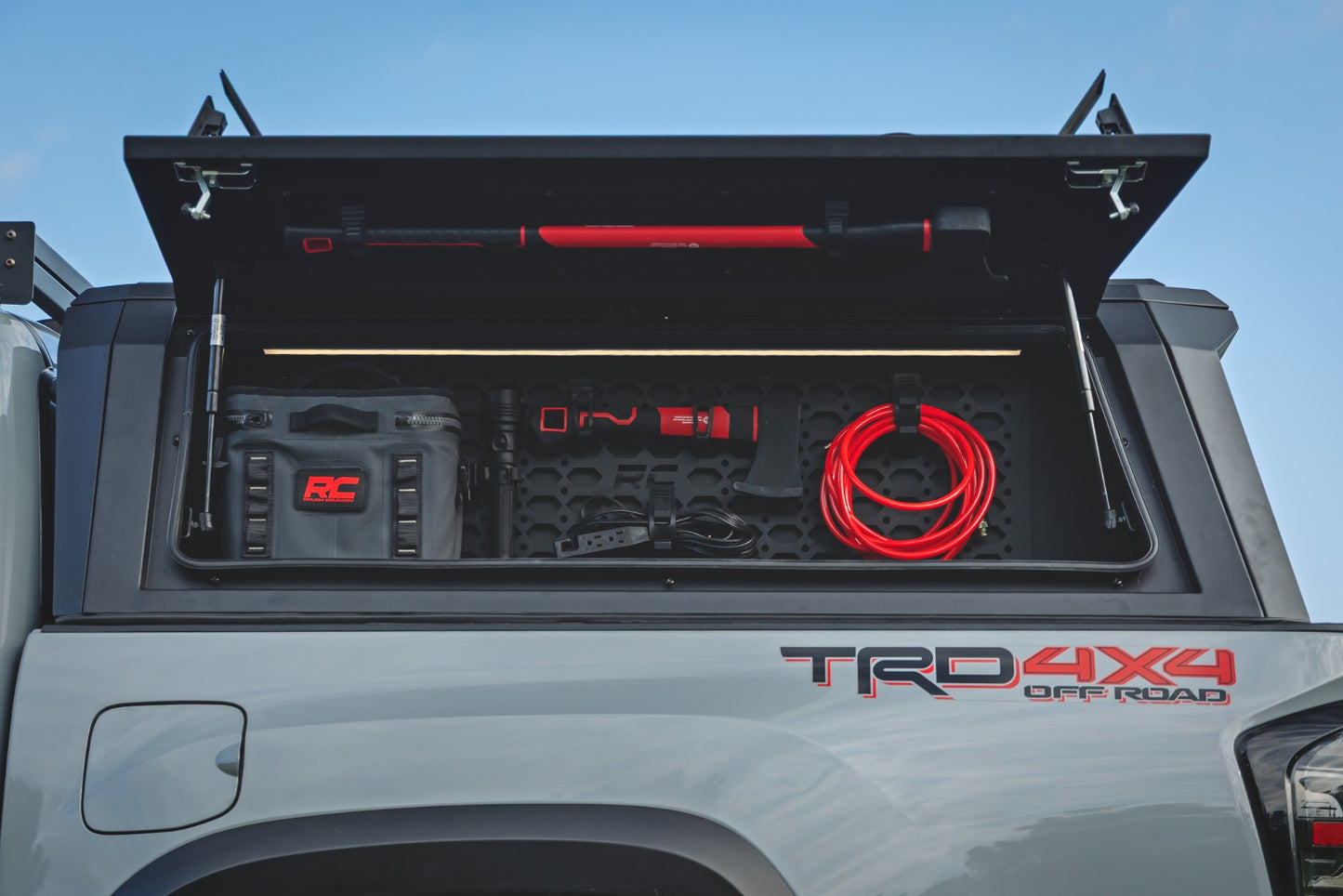 Bed Cap Molle Panel Side Storage Bin Drivers Side Toyota Tacoma (16-23) Rough Country-4