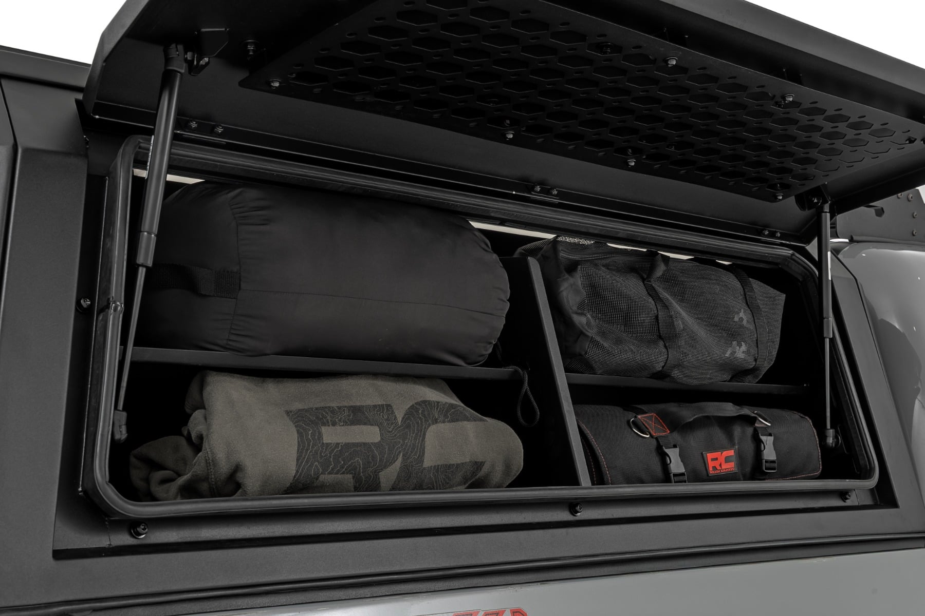 Bed Cap Side Shelf Storage Bin Passengers Side Toyota Tacoma (16-23) Rough Country-1