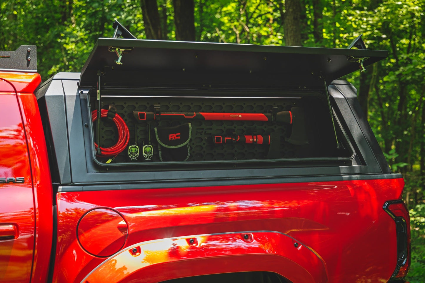 Bed Cap Molle Panel Side Storage Bin Drivers Side Toyota Tacoma (24-26) Rough Country-5