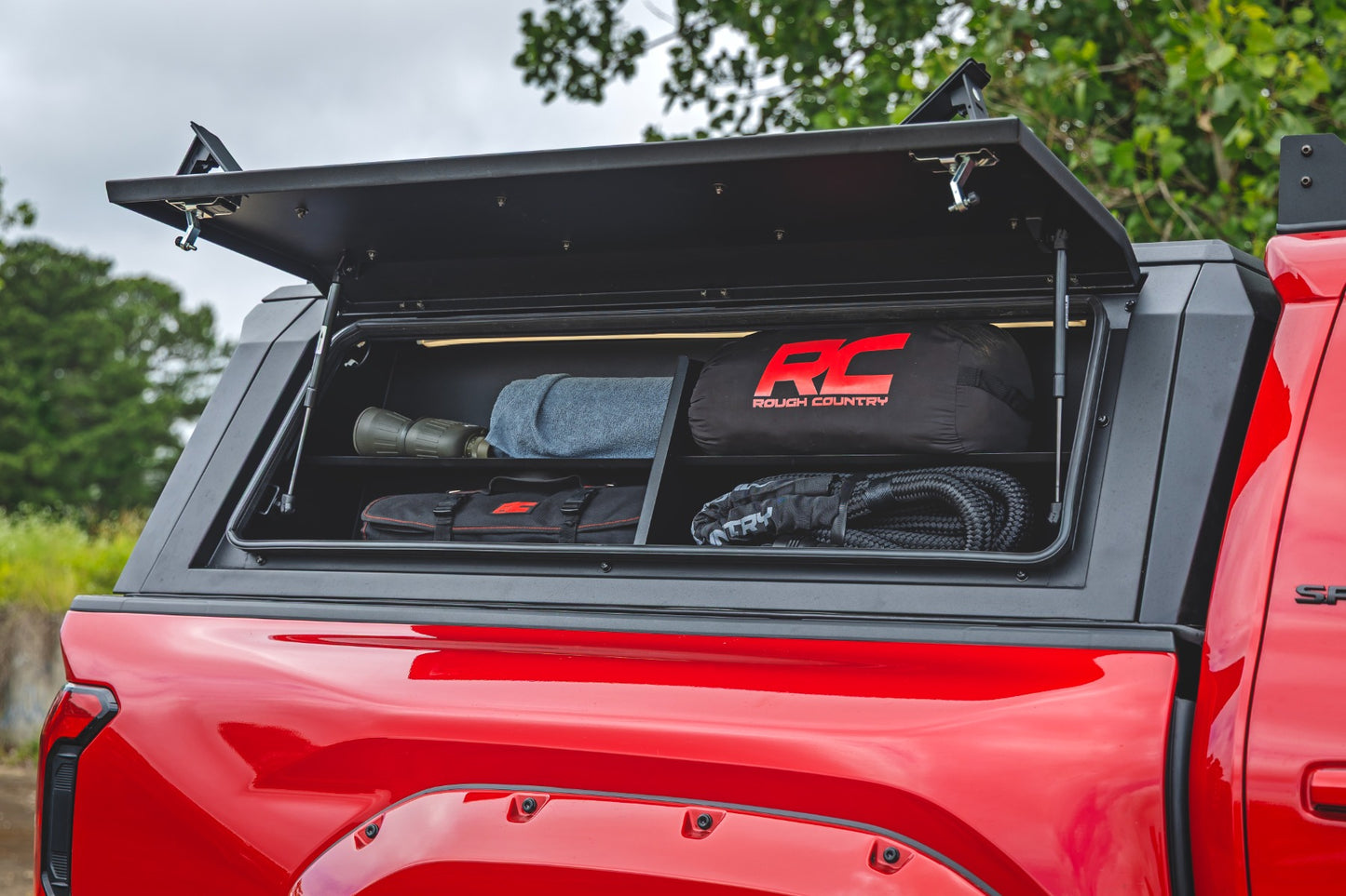 Bed Cap Side Shelf Storage Bin Passengers Side Toyota Tacoma (24-26) Rough Country-4