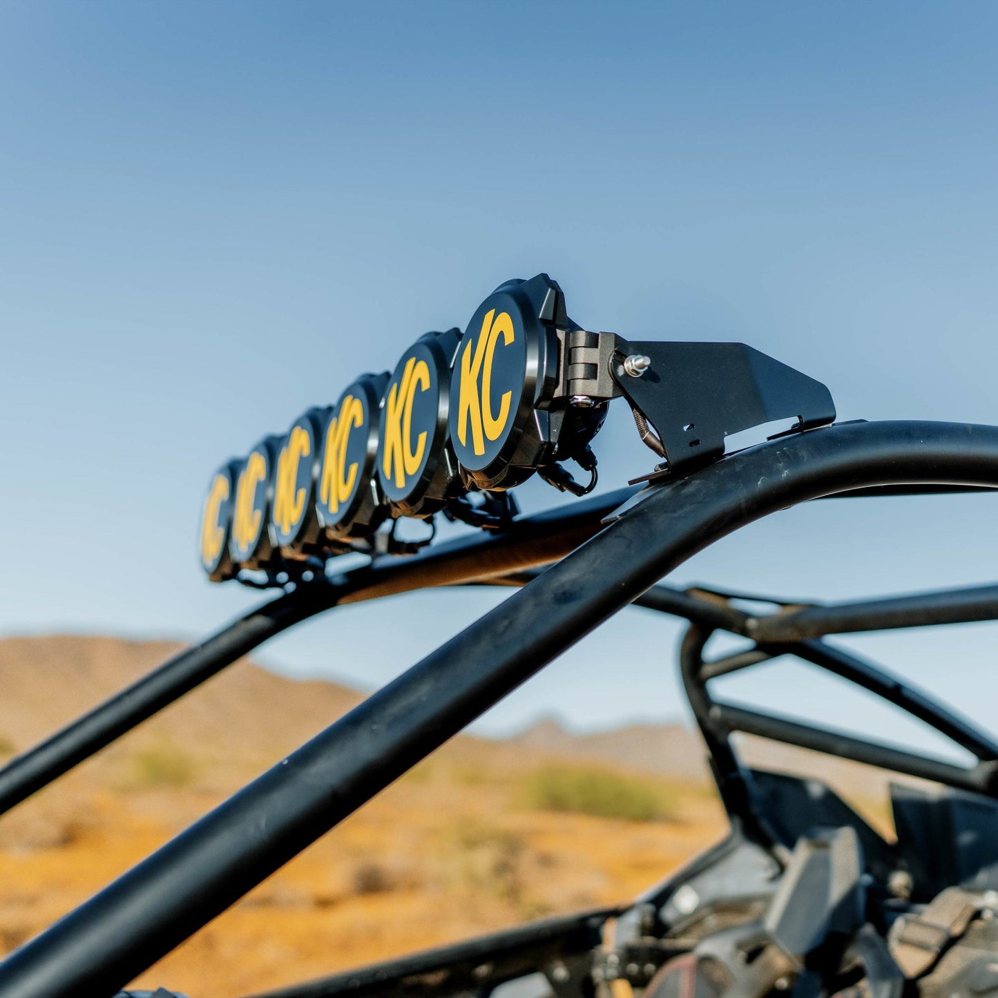 Bracket/Mount Set 39 Inch Overhead RZR Pro KC Hilites-10