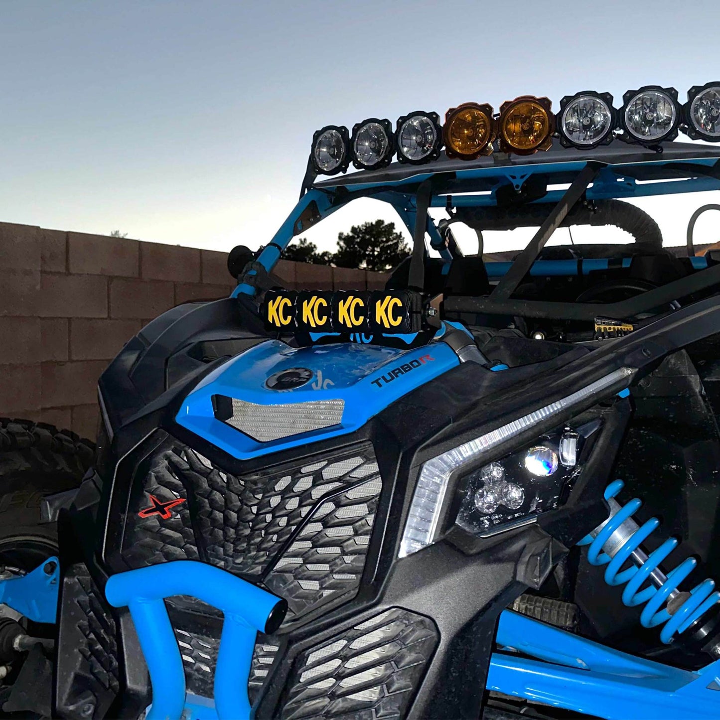 Flex Era 10 Inch LED Light Bar Mount Shock Tower 2017-2024 CAN-Am Maverick X3 KC Hilites-10